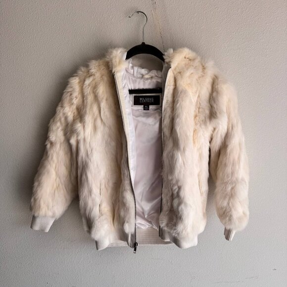 Wilson’s Leather Kids Real Fur Jacket – Cream, Size XL. Brand new - Picture 1 of 15